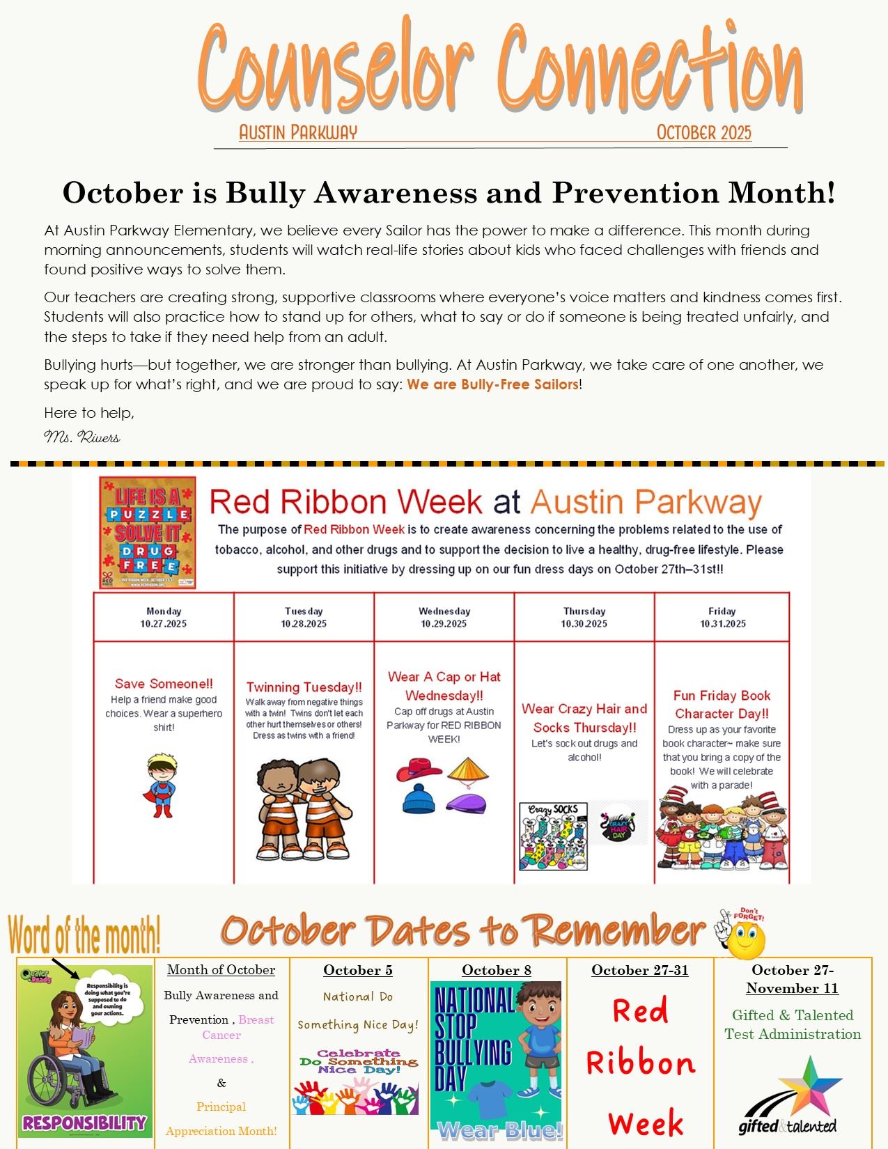 October Newsletter